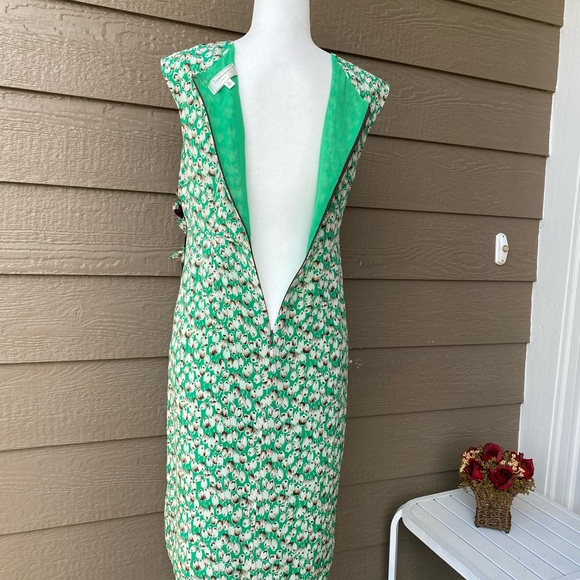 Anthropologie Moulinette Soeurs silk dress tulip floral print women’s size 6 - Picture 7 of 16